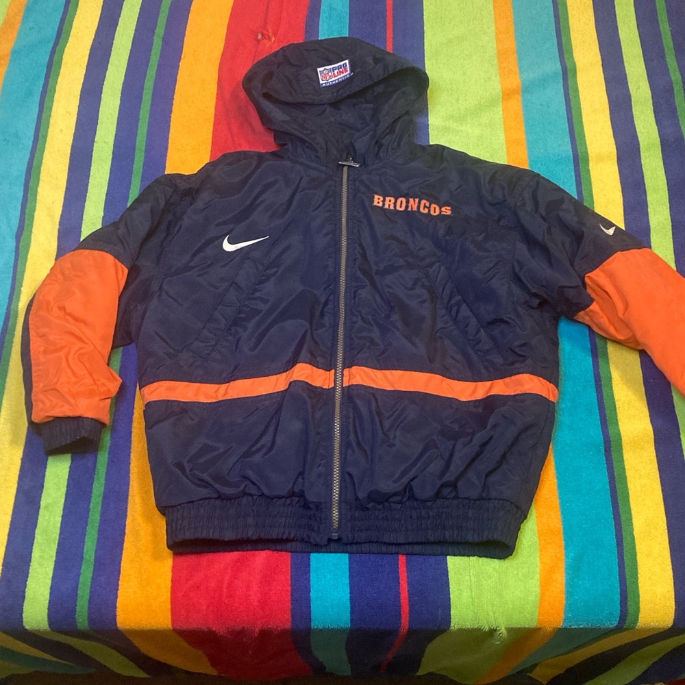 Nike vintage Denver Broncos jacket size small